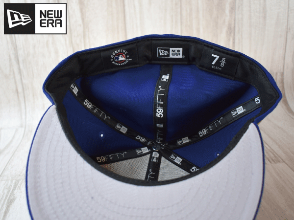 ★未使用品★NEW ERA ニューエラ MLB LA DODGERS ドジャース 大谷翔平 59FIFTY 7-5/8 60.6cm サイドパッチ キャップ 帽子 USモデル J40_画像6