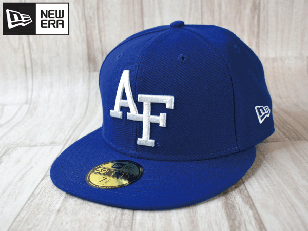 ★未使用品★NEW ERA ニューエラ AIR FORCE USカレッジ 59FIFTY 7-1/4 57.7cm フラットバイザー キャップ 帽子 USモデル J76_画像1