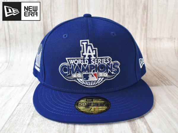 ★未使用品★NEW ERA ニューエラ MLB LA DODGERS ドジャース 大谷翔平 59FIFTY 7-5/8 60.6cm サイドパッチ キャップ 帽子 USモデル J38_画像2