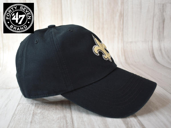 ★未使用品★47 BRAND 47ブランド NFL NEW ORLEANS SAINTS セインツ LARGE 59cm キャップ 帽子 USモデル A138_画像4