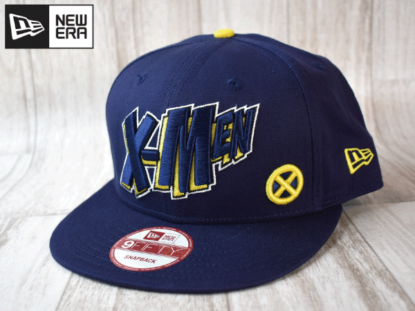 ★未使用品★NEW ERA ニューエラ MARVEL X-MEN ウルヴァリン 9FIFTY フリーサイズ フラットバイザー キャップ 帽子 USモデル A173_画像1