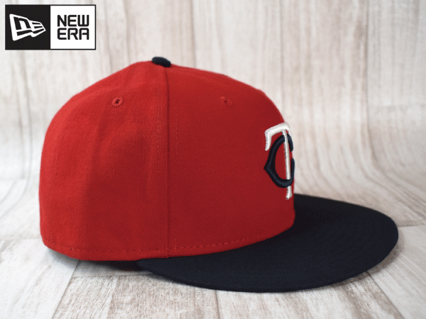 ★未使用品★NEW ERA ニューエラ MLB MINNESOTA TWINS ツインズ 59FIFTY 7-1/2 59.6cm キャップ 帽子 デッドストック A177_画像4