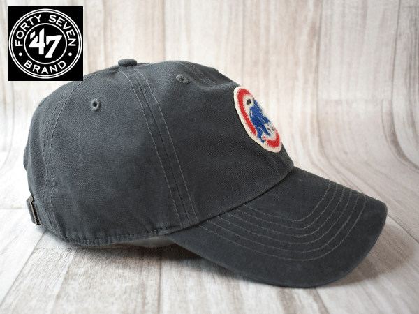 ★未使用品★47 BRAND 47ブランド MLB CHICAGO CUBS カブス フリーサイズ キャップ 帽子 USモデル J177_画像4