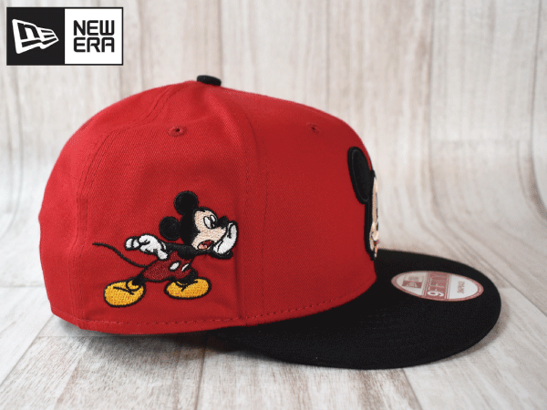 ★未使用品★NEW ERA ニューエラ DISNEY ディズニー MICKEY MOUSE ミッキーマウス 9 FIFTY フリーサイズ キャップ 帽子 USモデル J182_画像3