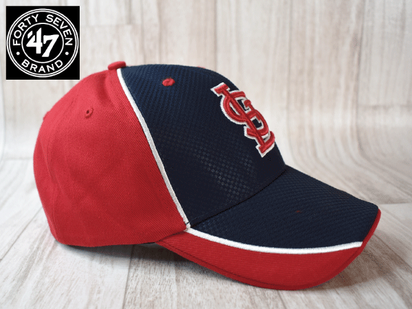 ★未使用品★47 BRAND 47ブランド MLB St. LOUIS CARDINALS カージナルス フリーサイズ キャップ 帽子 USモデル J148_画像3