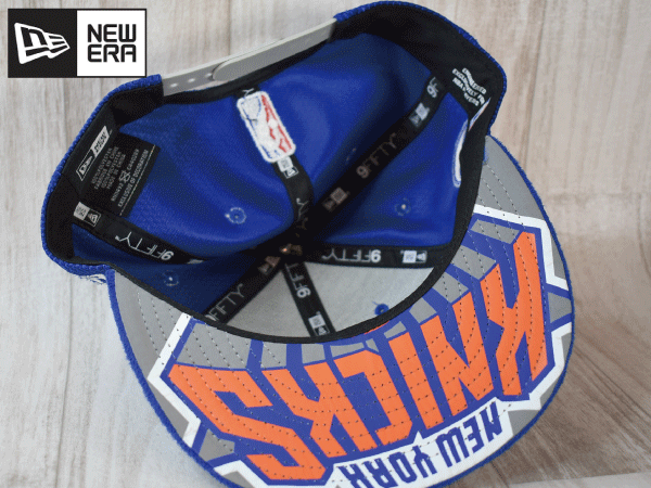 ★未使用品★NEW ERA ニューエラ NBA NEW YORK KNICKS ニックス 9FIFTY フリーサイズ キャップ 帽子 USモデル A217の画像6