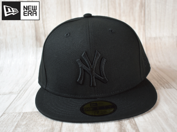 ★未使用品★NEW ERA ニューエラ NY YANKEES ニューヨーク ヤンキース 59FIFTY 7-1/2 59.6cm フラットバイザー キャップ 帽子 USモデル J75_画像2