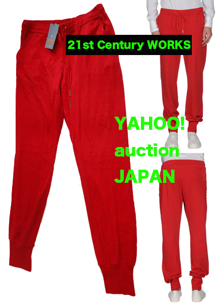 低価格の Y-3 ジョガーパンツ (S~M) XS 赤 ボトムス