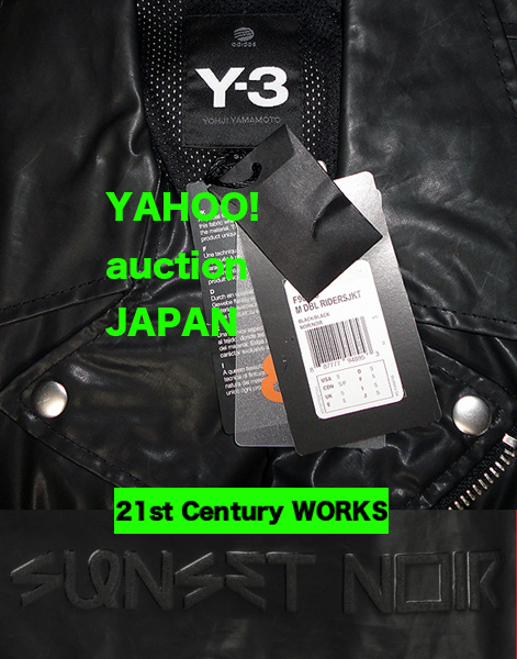 Y-3 3本ライン ダブル ライダース JKT 黒 S_画像3