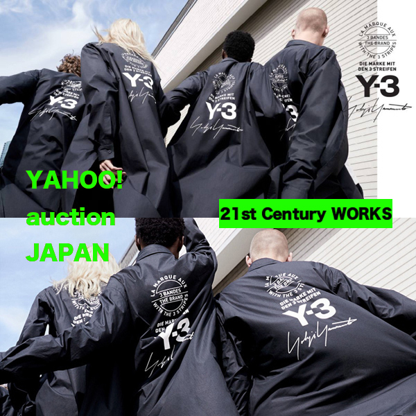 Y-3 18SS 15周年 バックプリント シャツコート ロングシャツ 黒 S【偽物注意！】_画像2
