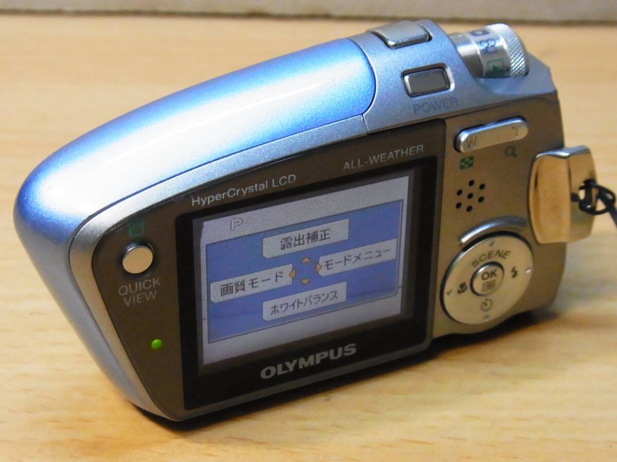 【難あり】OLYMPUS μ-mini DIGITAL S 生活防水デジカメ 512MBメモリーカード付き_画像5