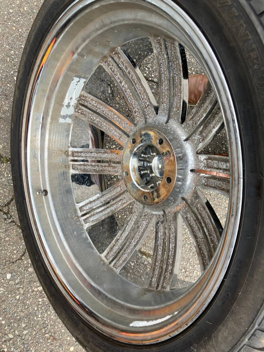 2CRAVE　24インチ　10J　5H　PCD150　+30　305/40R22　4本セット　中古_画像5