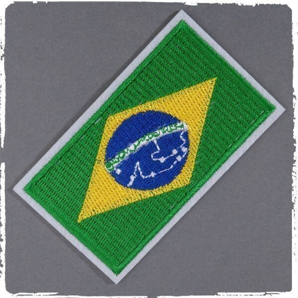ZC06 ブラジル 国旗 ブラッグ ワッペン パッチ ロゴ エンブレム アップリケ 輸入雑貨_画像1
