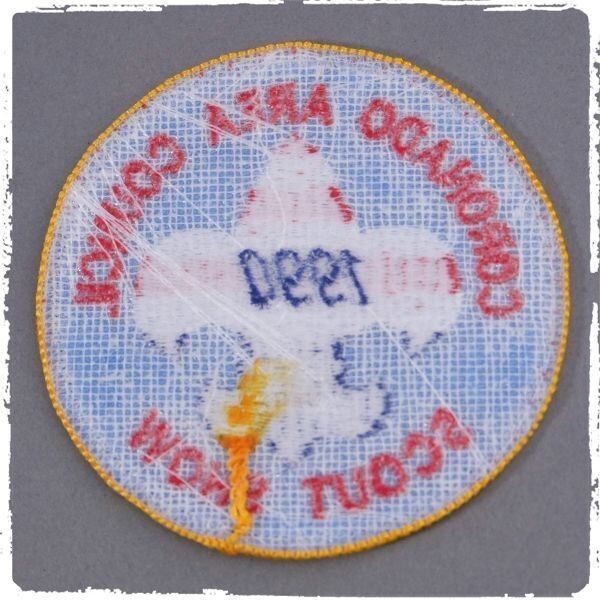 BT24 CORONADO AREA COUNCIL SCOUT SHOW BSA ボーイスカウト ワッペン パッチ ロゴ エンブレム 米国 輸入雑貨 星条旗 モチーフ_画像2