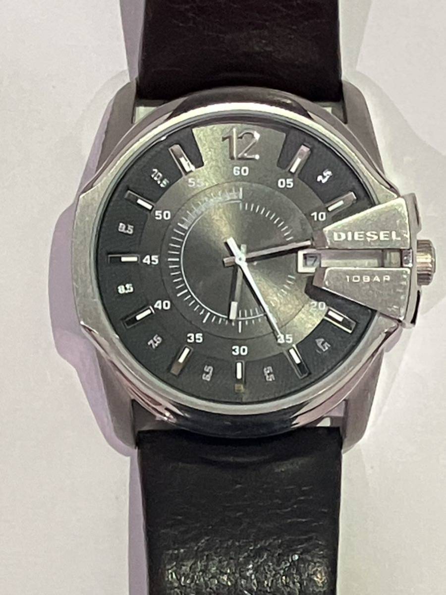 【2点セット】DIESEL ディーゼル クォーツ 腕時計 DZ-1206 DZ-1576 メンズ 不動品_画像2