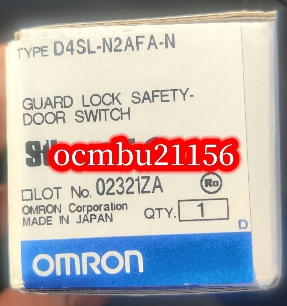 ★新品　OMRON 　オムロン 　D4SL-N2AFA-N小形電磁ロック【6ヶ月保証付き】
