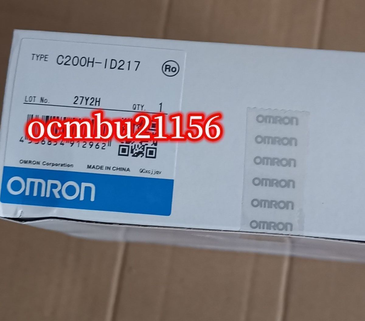 ★新品　OMRON 　オムロン 　プログラマブルコントローラαシリーズ C200H-ID217【6ヶ月保証付き】