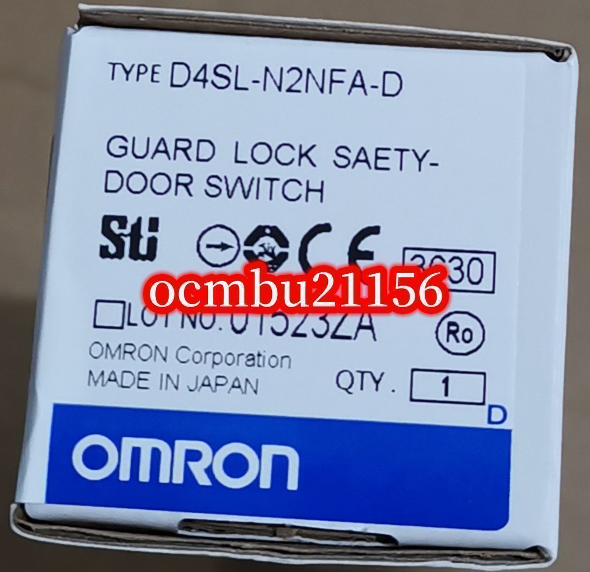 ★新品　OMRON 　オムロン 　D4SL-N2NFA-D 小形電磁ロック【6ヶ月保証付き】
