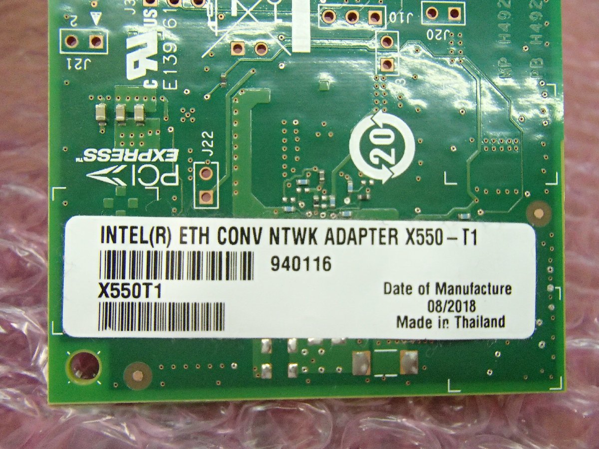 □intel X550-T1 インテル Ethernet Converged Network Adapter X550T1□_画像6