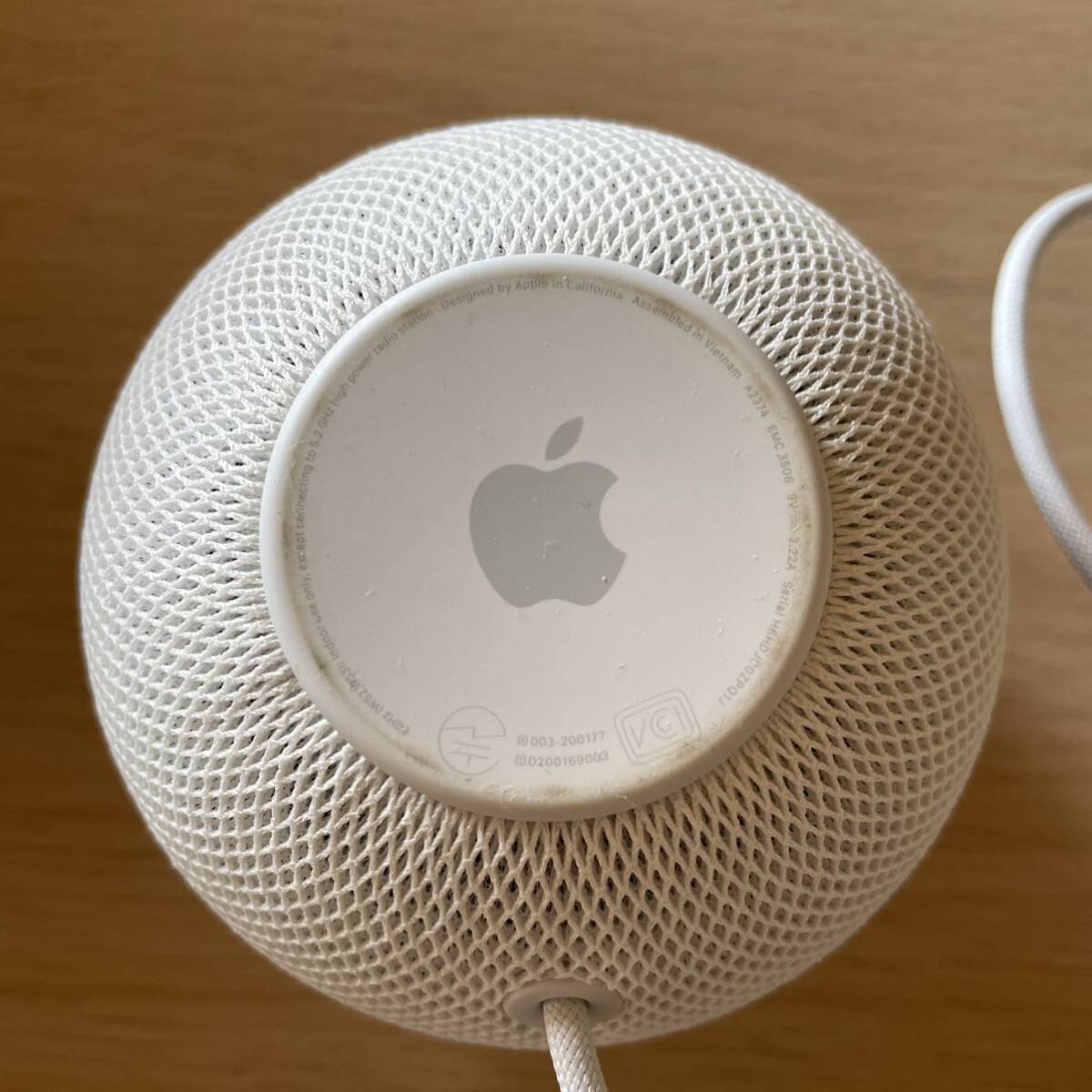 【ジャンク品】HomePod mini ホワイト【時期をみて1円に値下します】_画像3