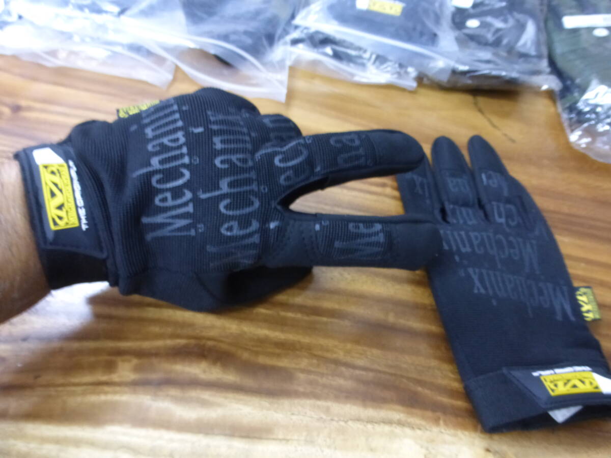 Mechanix Wear The Original Glove Black, メカニック グローブ オリジナル L サイズ Black/Gray #1 送料無料 ブラック / グレイ 文字_画像1