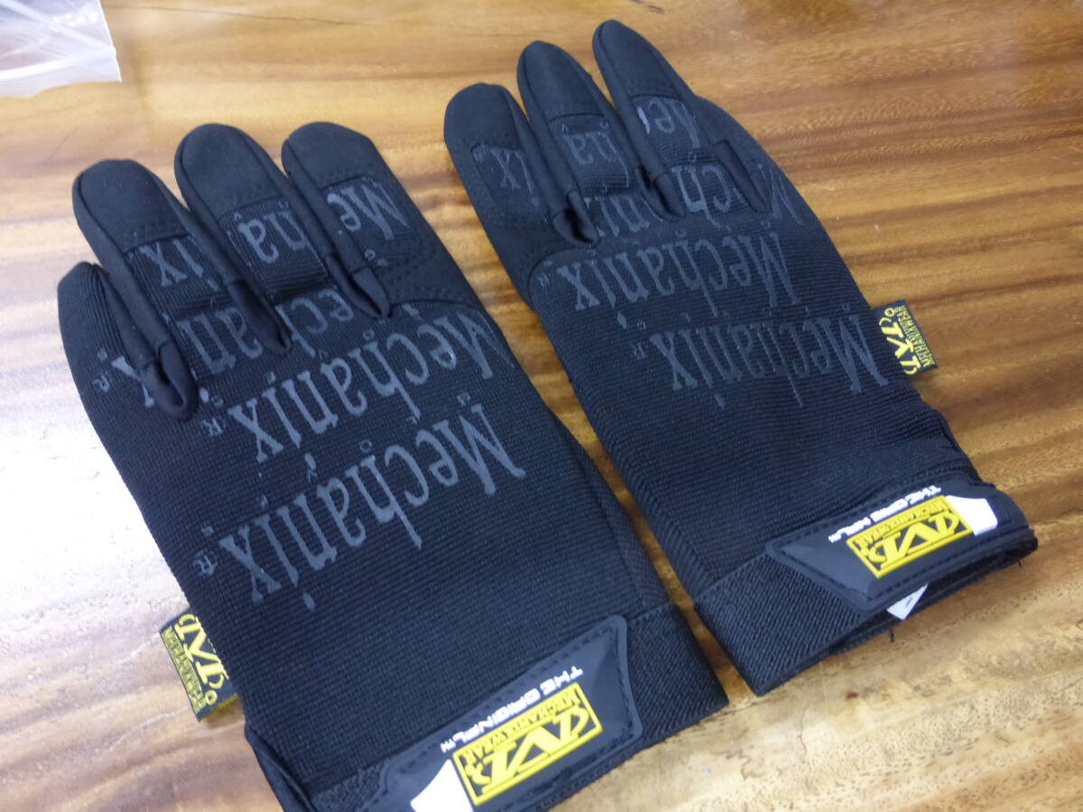 Mechanix Wear The Original Glove Black, メカニック グローブ オリジナル L サイズ Black/Gray #1 送料無料 ブラック / グレイ 文字_画像3