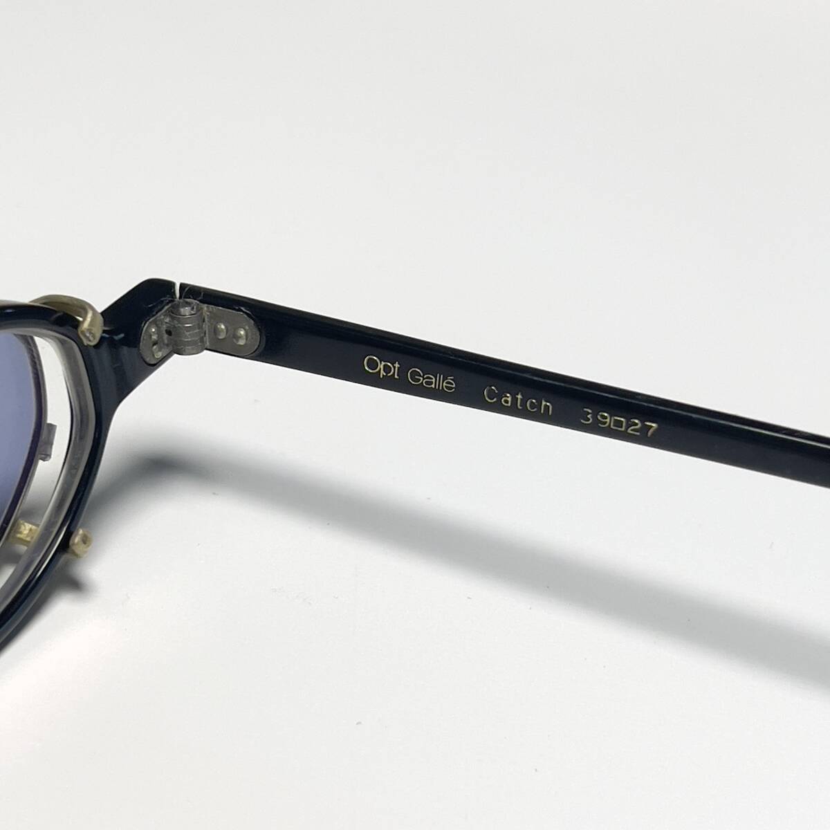激レア◆Opt Galle オプトガレ クリップオン サングラス 眼鏡 フランス ヴィンテージ ブラック 本体度入りレンズ vintage