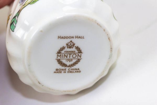 MINTON ミントン ハドンホール 調味料入れセット ペッパー ソルト マスタード 3点セット 洋食器 ブランド食器 英国製 箱付き #18314