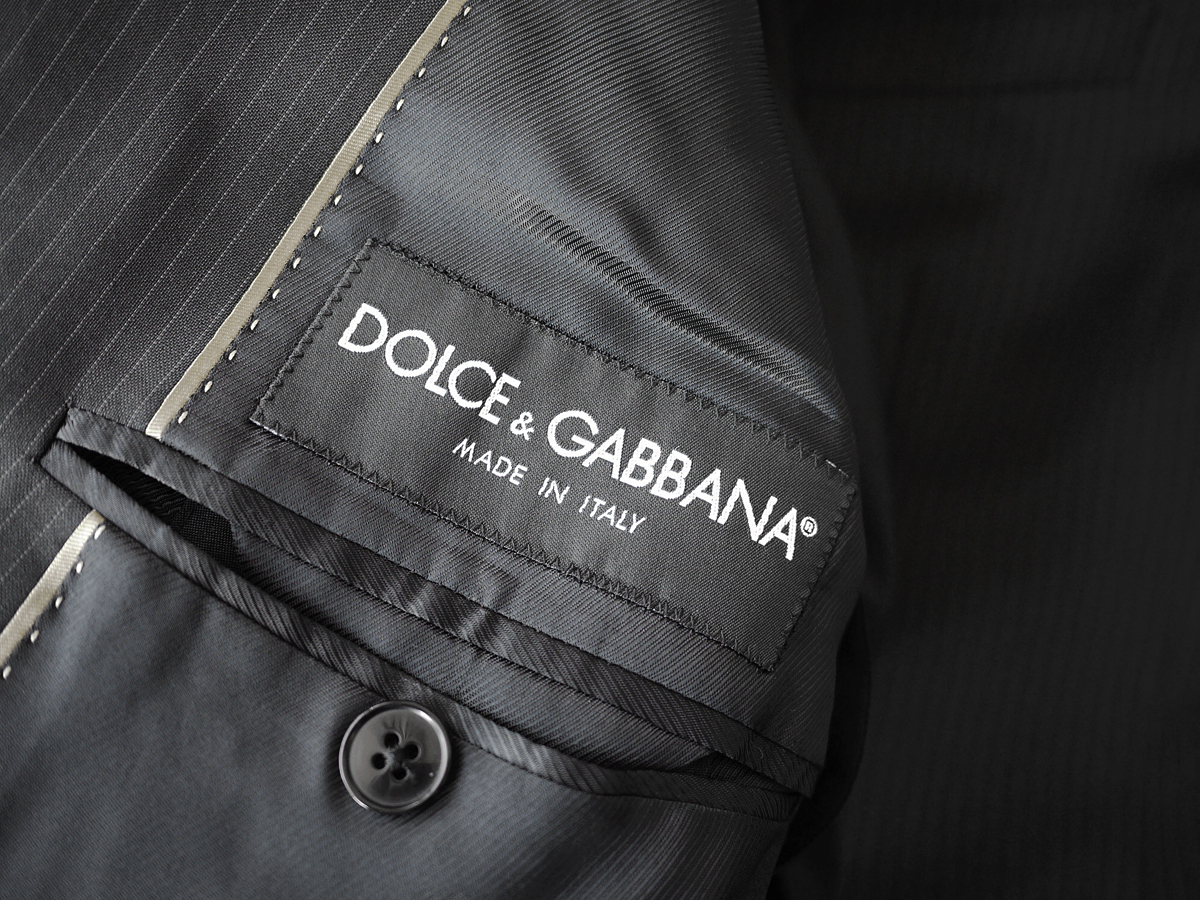 正規品 最高級ライン ドルチェ＆ガッバーナ Dolce & Gabbana GOLD Line ウールギャバジン セットアップスーツ ジャケット パンツ D＆G_画像8