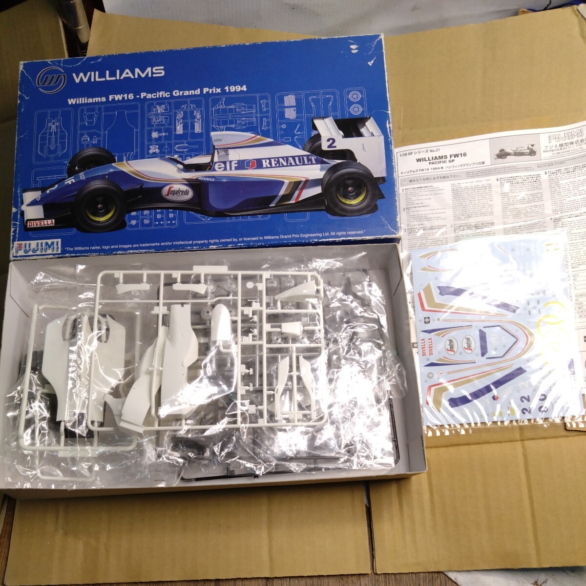 フジミ_WILLIAMS FW16 San Marino Grand Prix 1994 [ウィリアムズ FW16 1994年サンマリノグランプリ仕様]_画像1