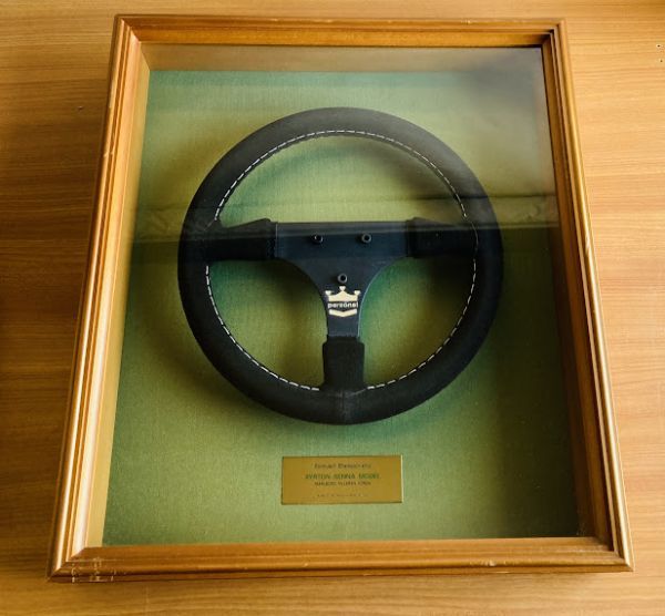 送料無料 PERSONAL パーソナル ステアリング F1 アイルトン セナ モデル Ayrton Senna_画像1