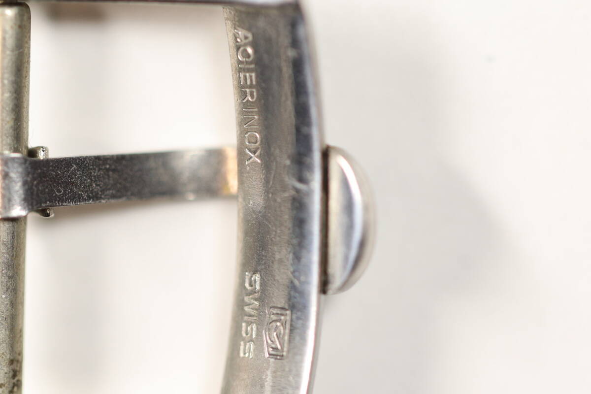 （B150）OMEGA　オメガ　純正尾錠　ラグ幅　約16mm　純正部品　ステンレス　時計の部品　時計の尾錠　銀色　アンティーク　委託品_画像6
