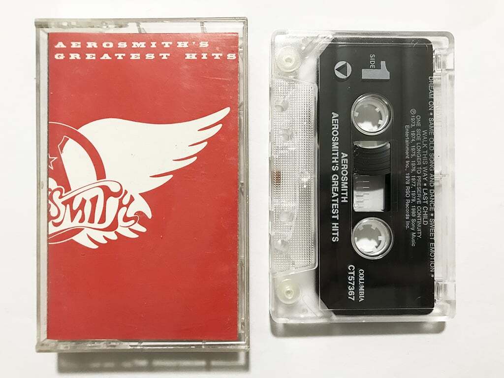 ■カセットテープ■エアロスミス Aerosmith『Greatest Hits』70年代ベスト「Walk This Way」収録■同梱8本まで送料185円_画像1
