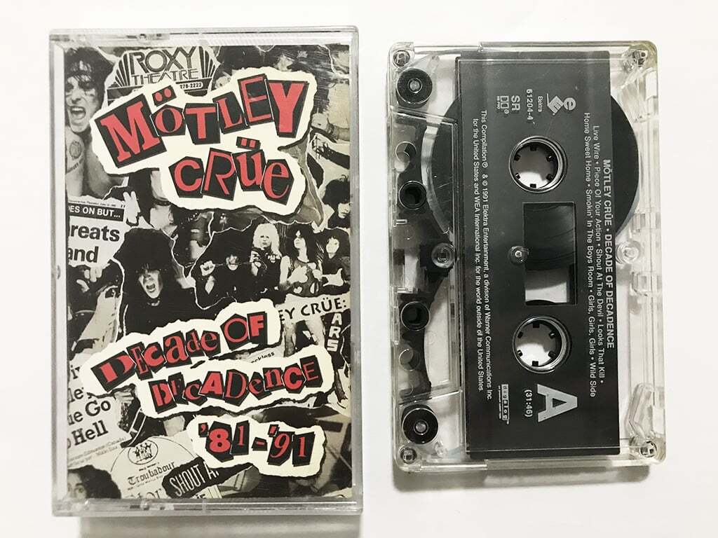 ■カセットテープ■モトリー・クルー Motley Crue『Decade Of Decadence』■同梱8本まで送料185円_画像1