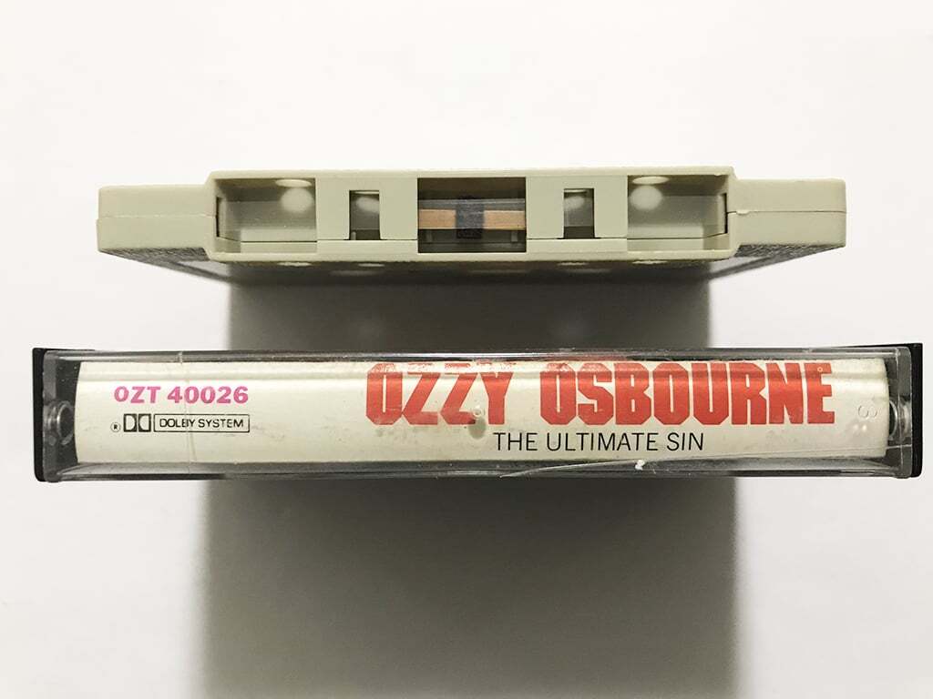 ■カセットテープ■オジー・オズボーン Ozzy Osbourne『The Ultimate Sin』罪と罰■同梱8本まで送料185円の画像3