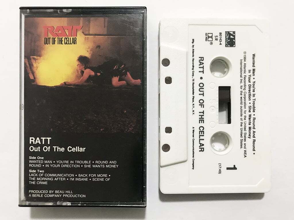 ■カセットテープ■ラット Ratt『Out Of The Cellar』情欲の炎 1stアルバム■同梱8本まで送料185円の画像1