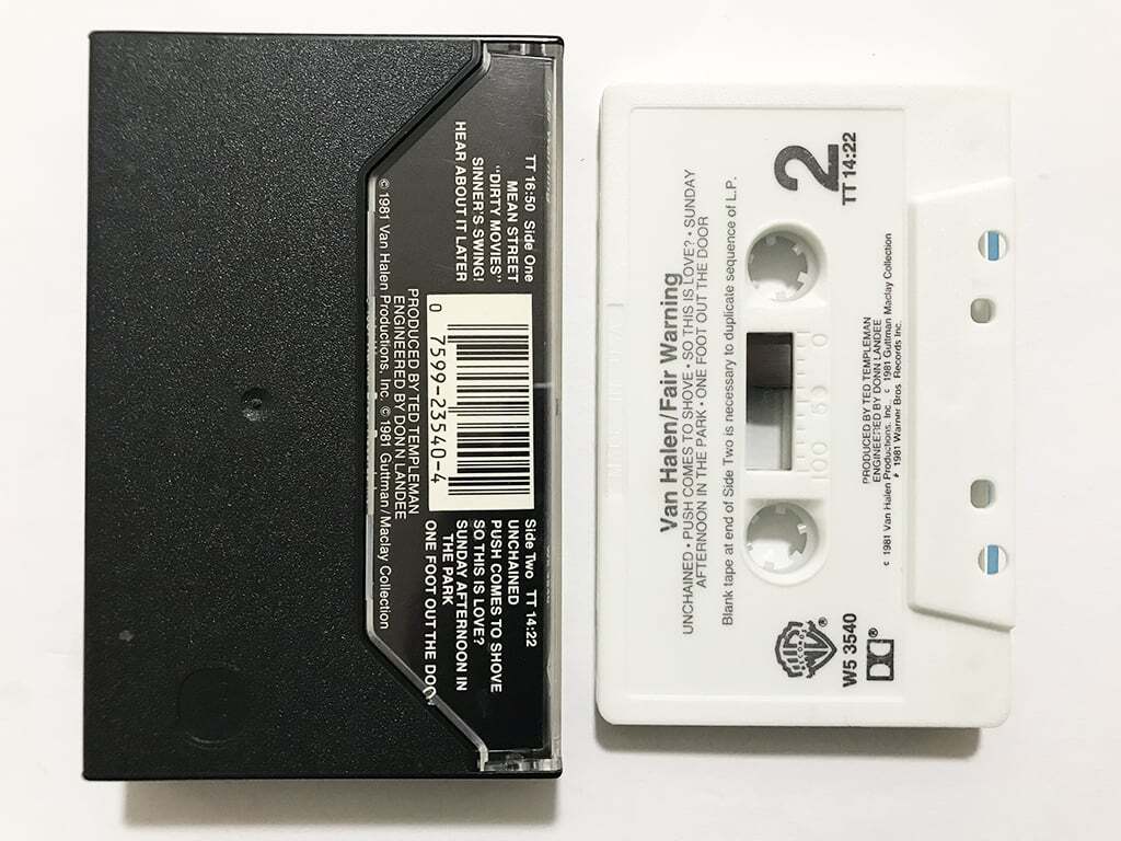 ■カセットテープ■ヴァン・ヘイレン Van Halen『Fair Warning』戒厳令■同梱8本まで送料185円_画像2