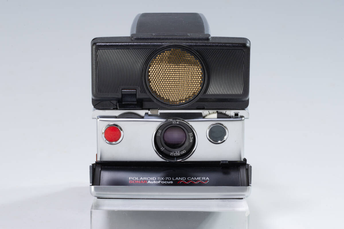 ★美品【皮ケース付き】POLAROID ポラロイド SX-70 SONAR AutoFocus フィルムインスタントカメラ_画像1