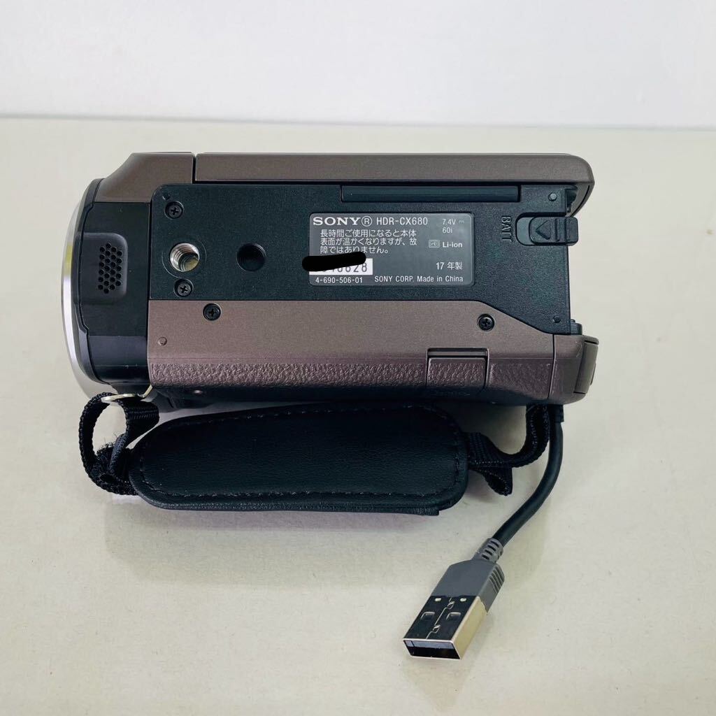 ソニー 　SONY 　HDR-CX680　デジタルビデオカメラ ハンディカム　 バッテリー無し　動作確認済み i16882 60サイズ発送 _画像9