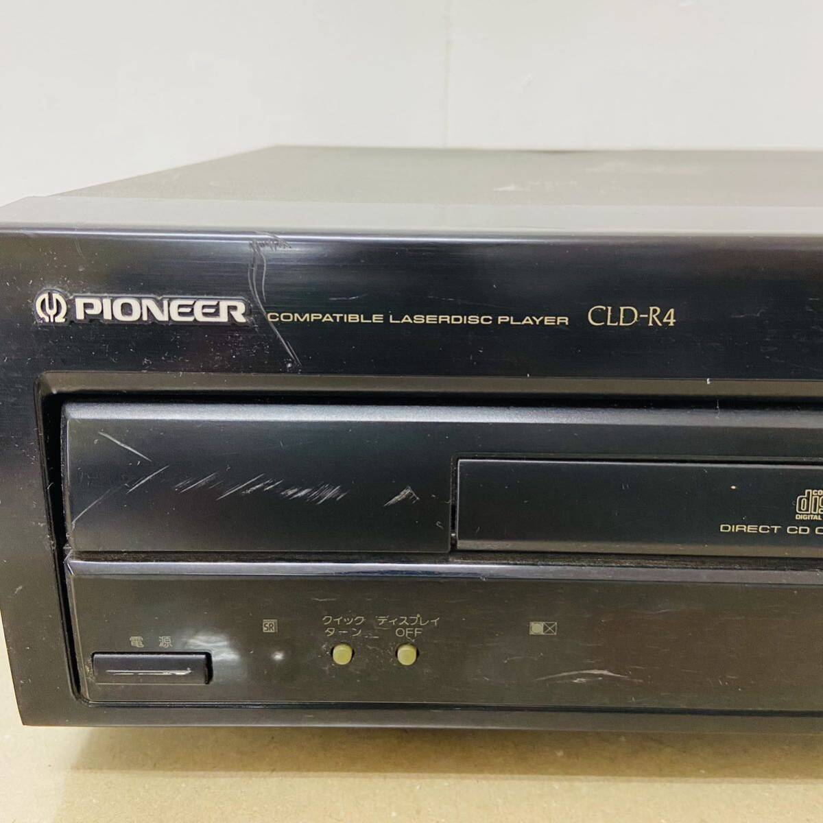 現状品　Pioneer　パイオニア LD CDプレーヤー CLD-R4　通電確認済み　　i17316　120サイズ発送_画像3