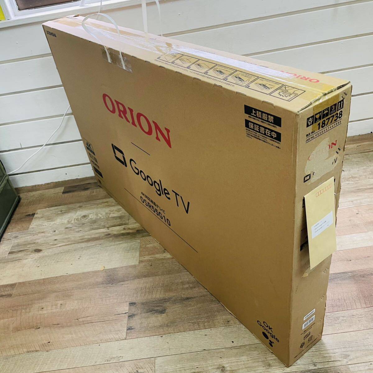 新品　未開封　ORION OSR55G10 4K対応 スマートテレビ チューナーレス SmartTV 55インチ NETFLIX Amazon Prime　i17653　 240サイズ発送_画像3