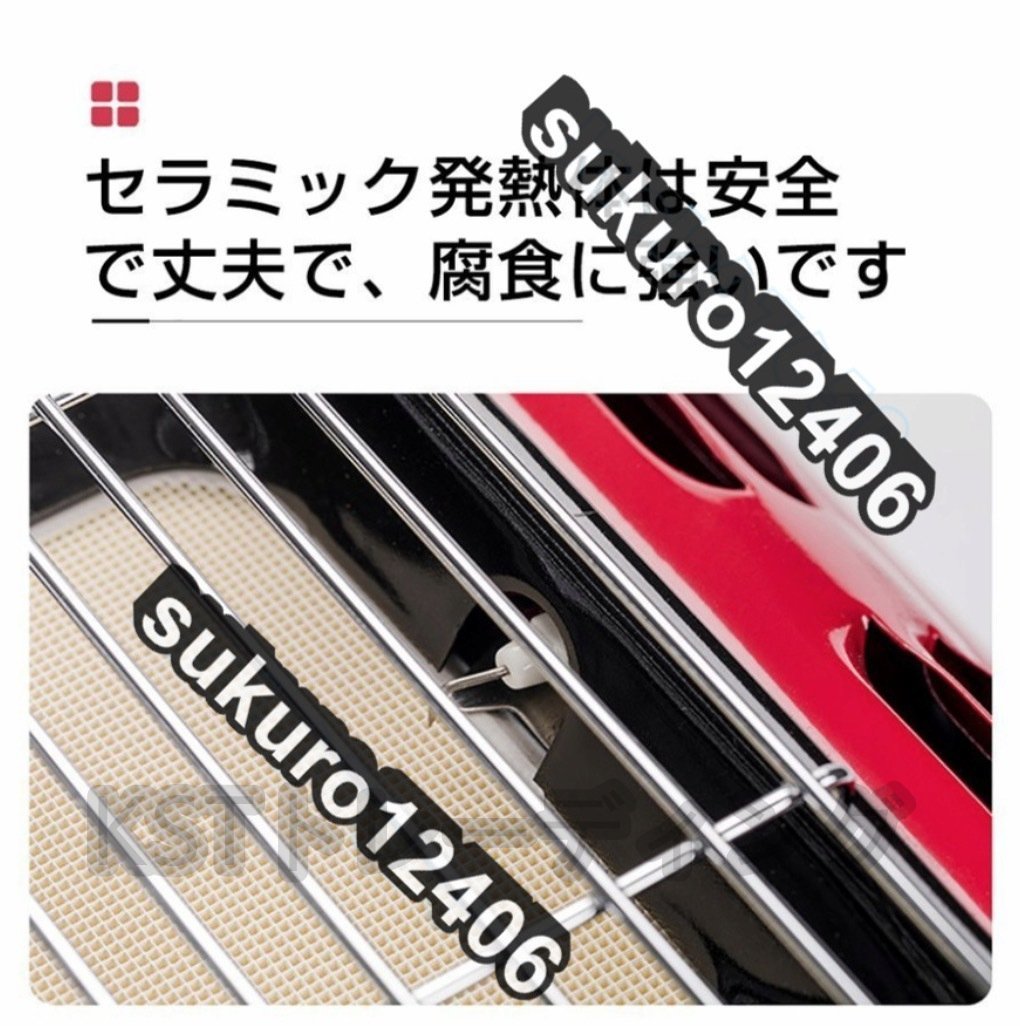 ポータブルガスストーブ 1台2役 ガスヒーター 電源不要 暖房機 角度調節可能 釣り キャンプ 旅行用 防寒対策 屋内屋外用_画像8