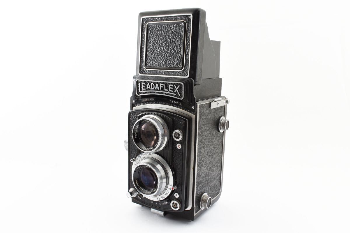 美品＊リーダフレックス Leadaflex Tri-Lausar 8cm F3.5 二眼カメラ