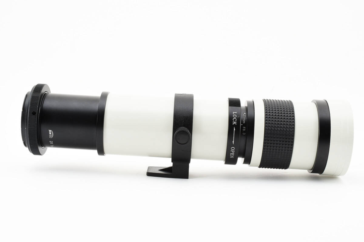 極上品＊JINTU 420-800mm Super Telephoto F8.3-16 / 2X Teleconverter /Canon EOSアダプター_画像8