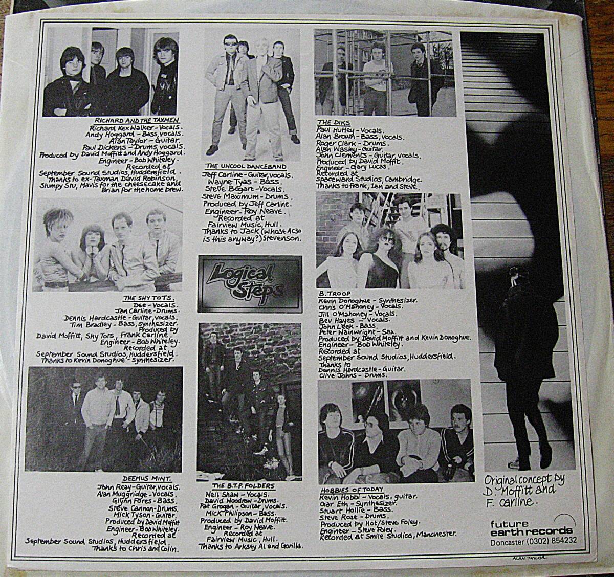 UK盤　1980s LK/LP6510 Future Earth records 　V.A Logical Steps LP Uncool Danceband power pop punk _画像4