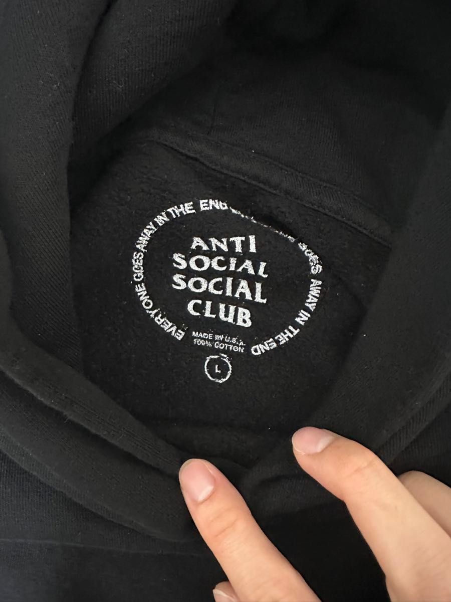 ANTI SOCIAL  fragment logo hoodie