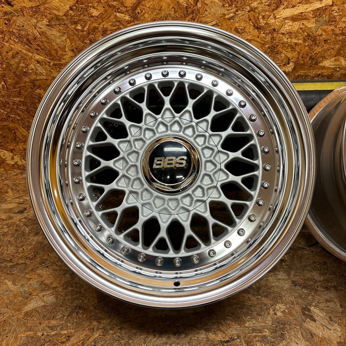 希少☆BBS☆RS039☆16×9.5J+7/10J+1☆114.3/4穴☆当時物 旧車 ネオクラ 走り屋 スタンス JDM リバレル未使用品の画像6