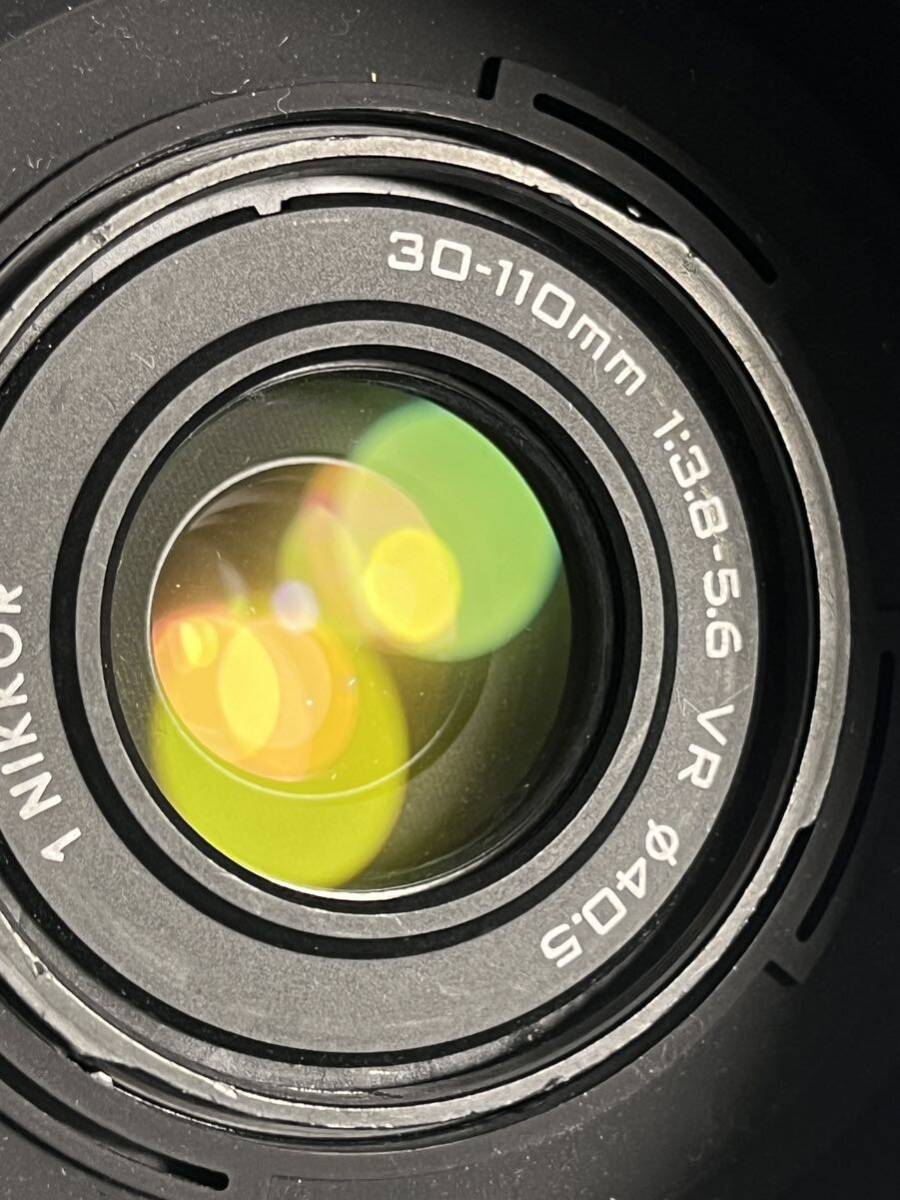 Nikon 1 J3 ニコン ミラーレスカメラ 望遠レンズ 箱 バッテリー 充電器 グリップ メモリーカード 説明書 パンフレット 箱 など_画像8