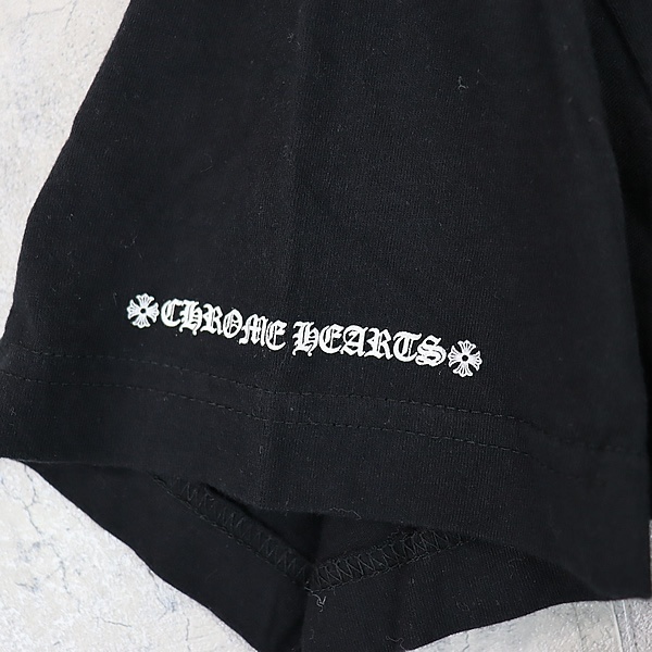 CHROME HEARTS 銀座店 クロムハーツ スクロールラベル Tシャツ L 黒 94441_画像6