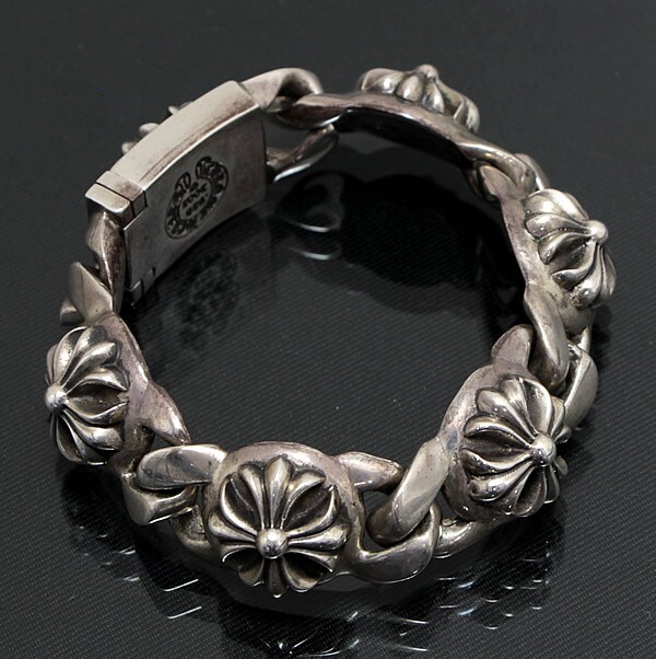人気ショップ 63614円 CHROME クロスリンク クロムハーツ 銀座店 HEARTS バングル